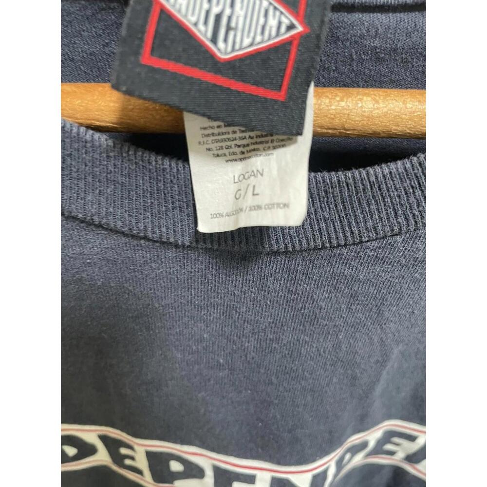 Independent Trucks Men's Size Large L Bar Logo Navy T Shirt - Picture 3 of 4